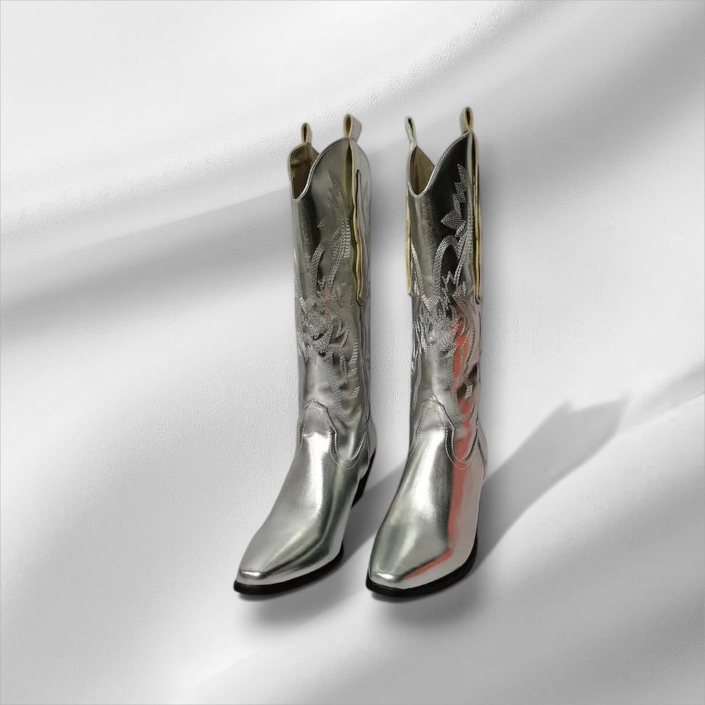 Silver Dust Cowgirl Boots
