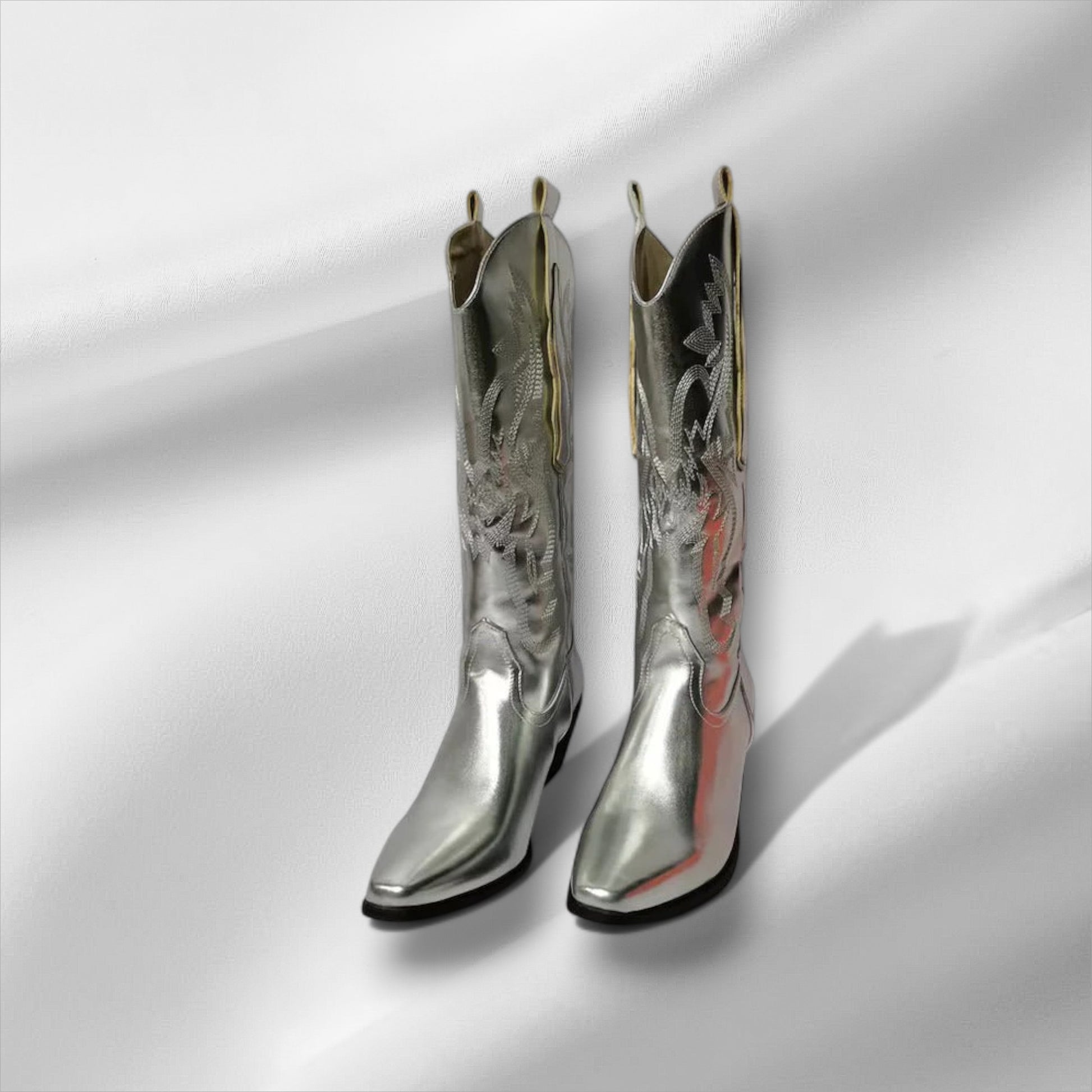 Silver Dust Cowgirl Boots