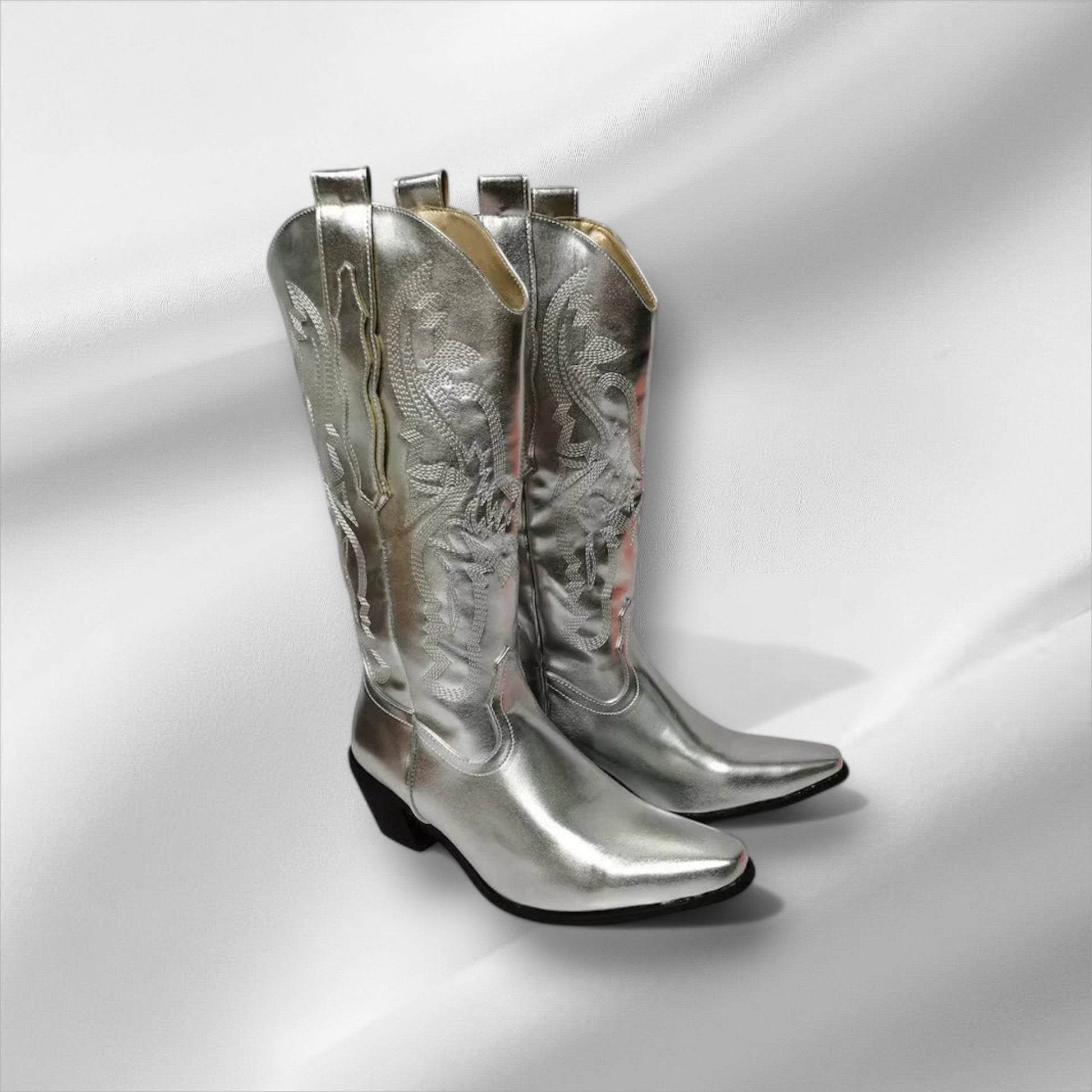 Silver Dust Cowgirl Boots