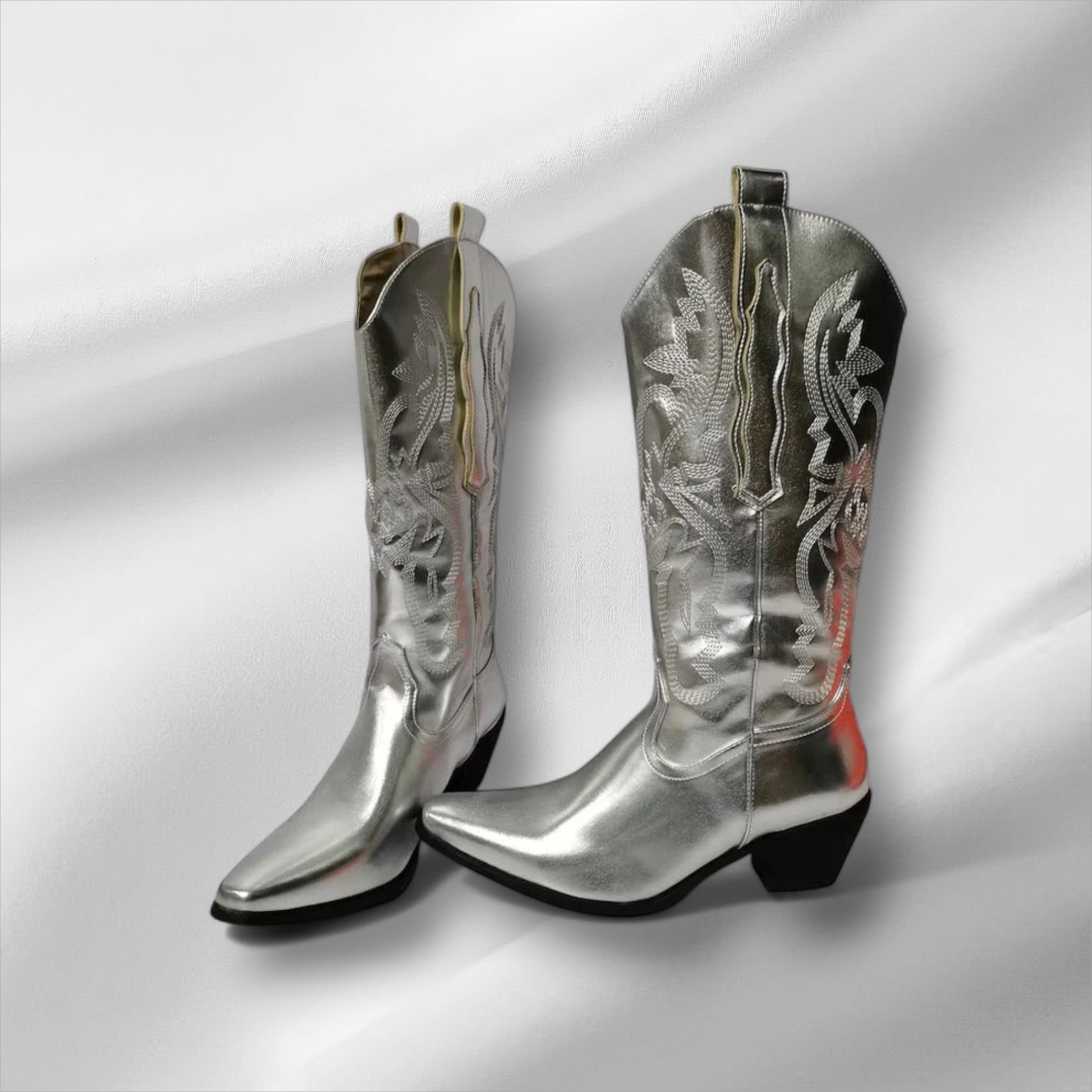Silver Dust Cowgirl Boots
