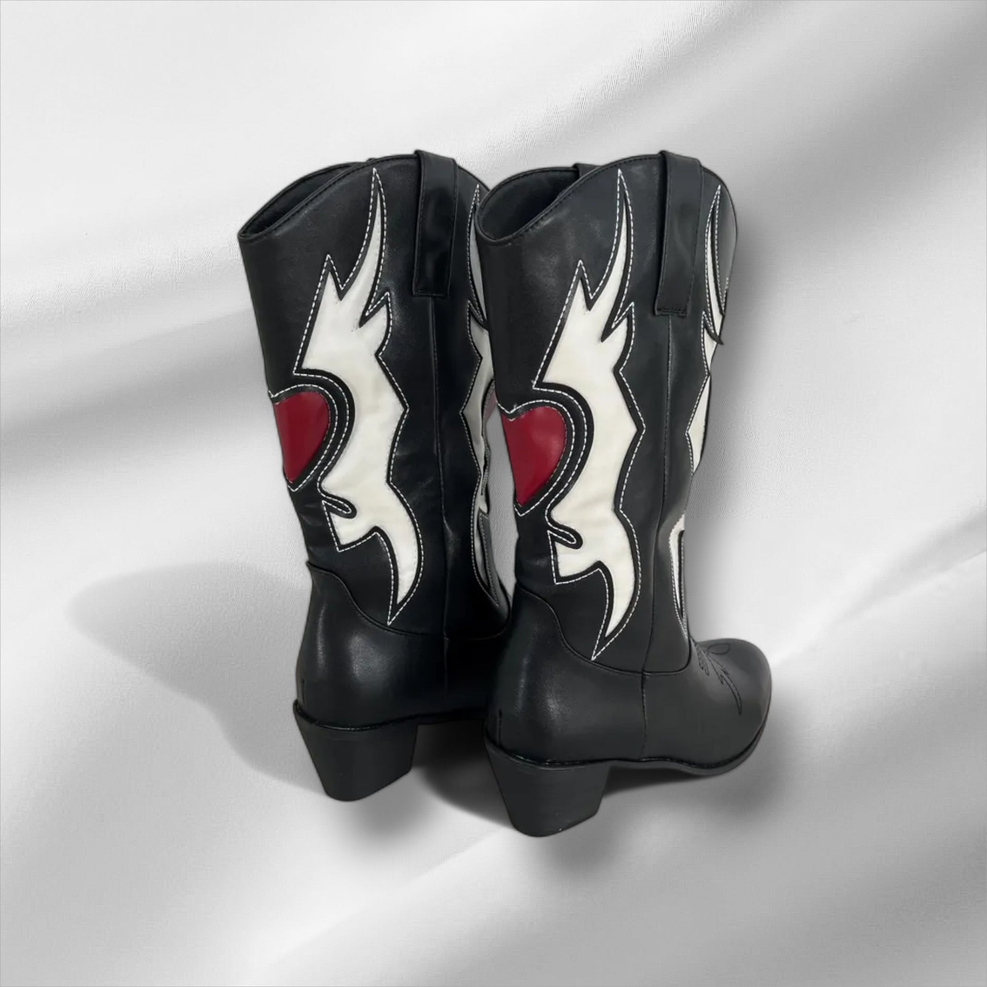Midnight Flame Cowgirl Boots