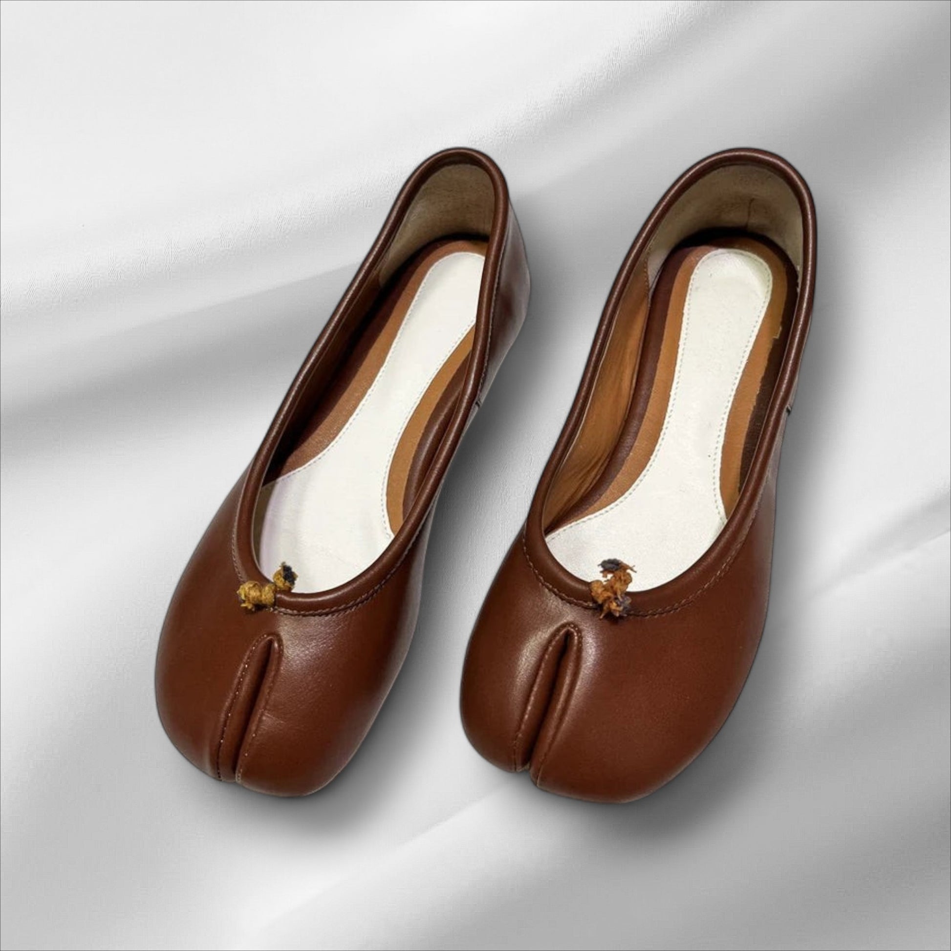 Classic Brown Tabi Flats