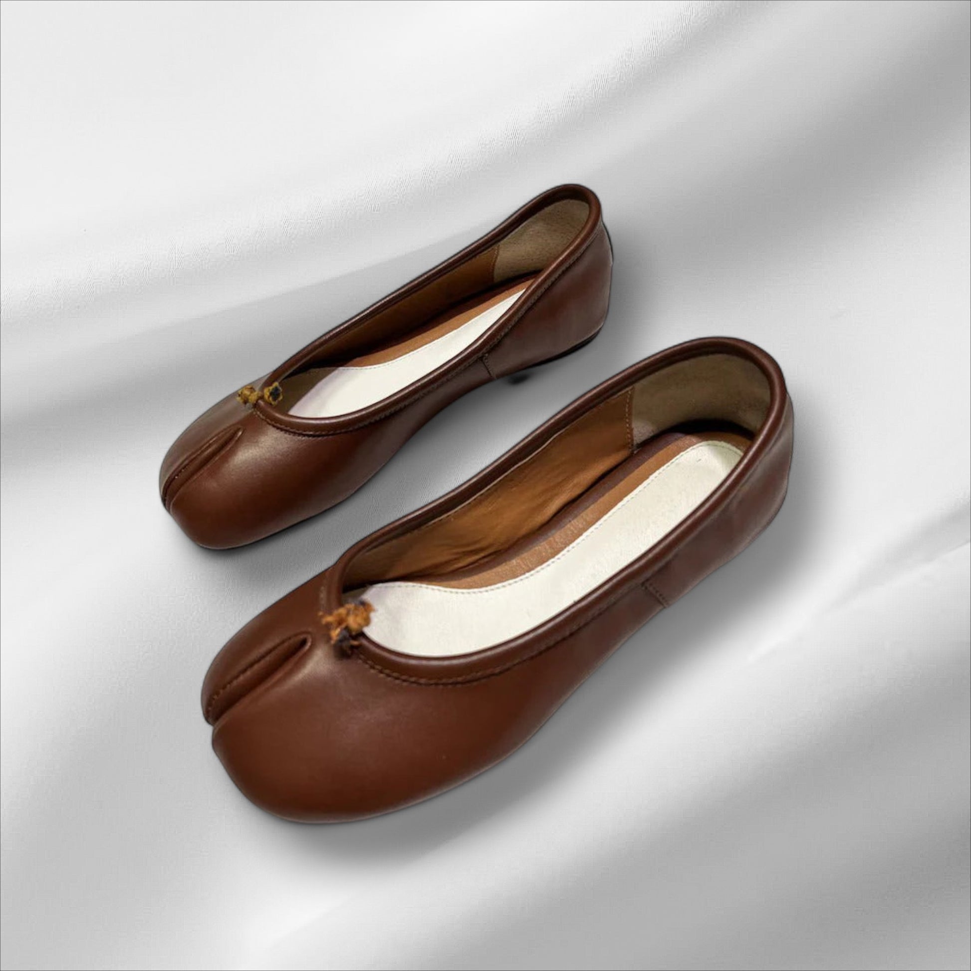 Classic Brown Tabi Flats