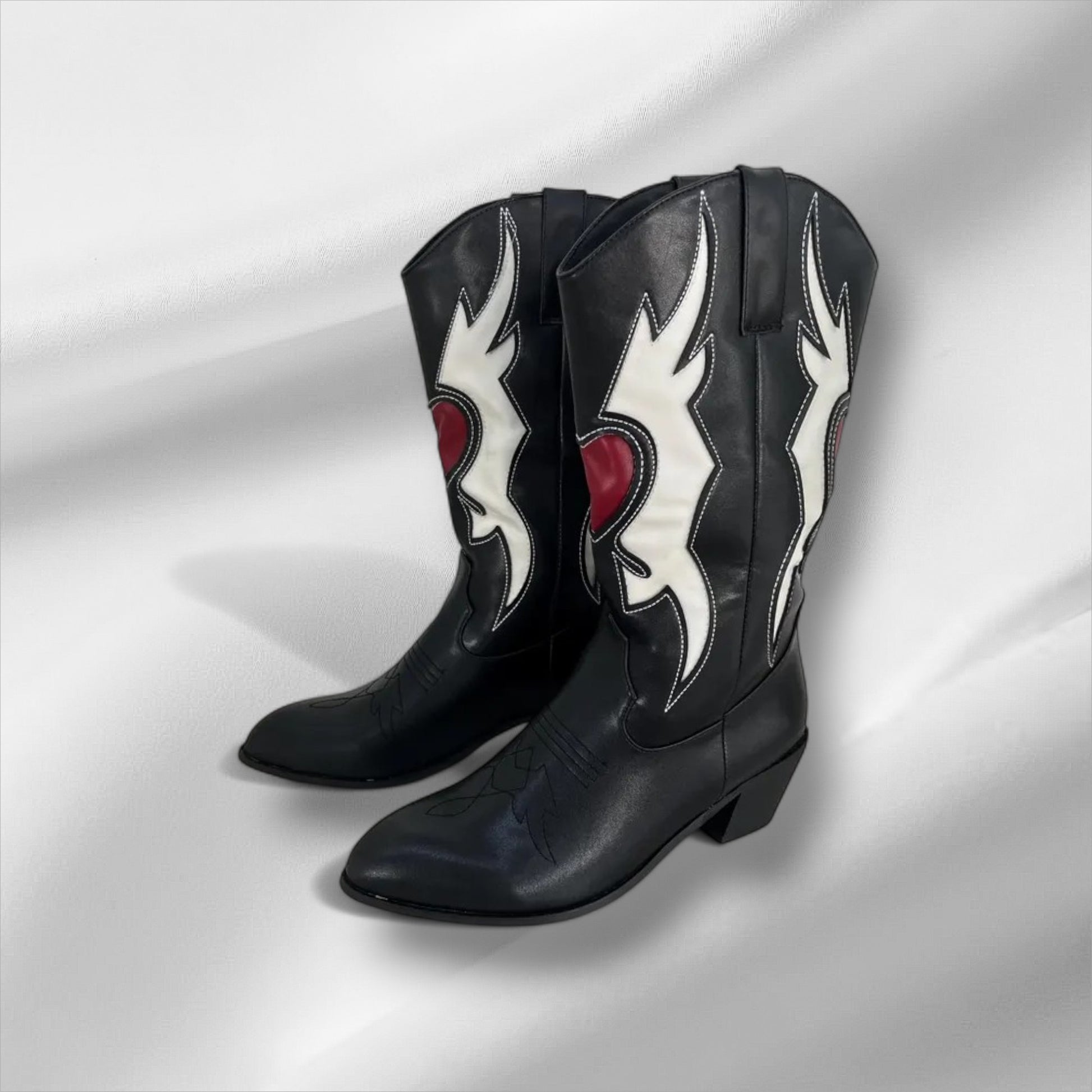 Midnight Flame Cowgirl Boots