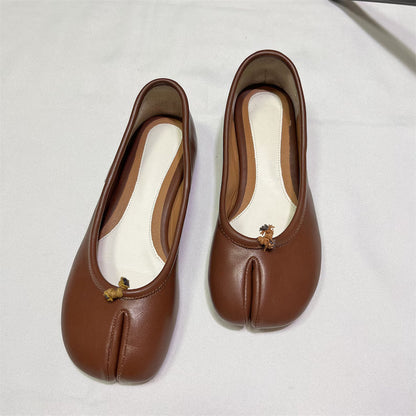 Handmade Women Split Toe Tabi Ballet Flats